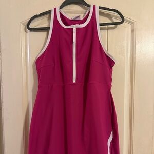 Pink Sports Dress Built in Shorts